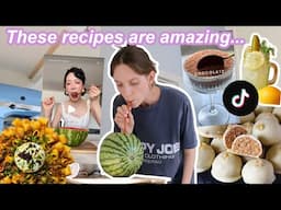 I let Tik Tok choose what I recipes I made for 24 hours...