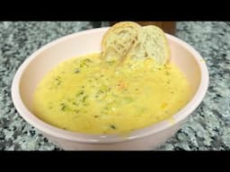 Easy and Delicious Cheddar Broccoli Cheese Soup