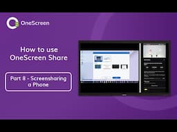 Share 8: Screensharing a Phone - T7 Training