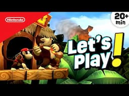 Dad & Daughter Let’s Play 😲 Donkey Kong Country Returns HD Gameplay for Kids 🍌 | ‪@playnintendo