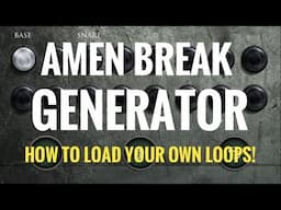 Amen Break Generator: Load Your Own Loops and Samples