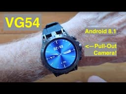 VALDUS VG54 1.43” 466*466 IP67 AMOLED Android 8.1 Smartwatch with Pop-Out Camera: Unbox & 1st Look