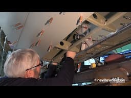 Video 287 Restoration of Lancaster NX611 Year 8.Norman and Terry fitting tail wheel housing.