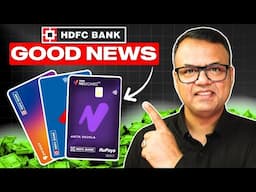 2 Good News for HDFC CREDIT Card Customers || Are you Eligible?