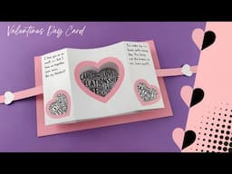 Valentine's Day Card Ideas for Boyfriends and Girlfriends! DIY: Happy Valentine's Day Card💕2025💕