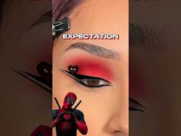 digital art vs. actual makeup: deadpool #marvel #deadpoolandwolverine