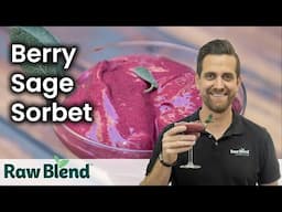 How to make Sorbet (Berry Sage Recipe) in a Vitamix Blender! | Recipe Video