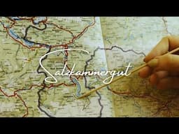 ASMR Salzkammergut (soft spoken, map tracing)