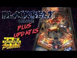 Blackbelt Deluxe (Yes!  A New Zaccaria Pinball Table) Plus Updates