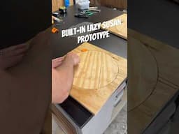 Built-in Lazy Susan Prototype | #shorts #cornhole #bags