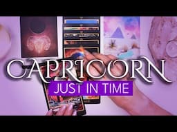 CAPRICORN TAROT READING | "BETTER THAN YOU EVER EXPECTED! IT WORKS OUT!" JUST IN TIME