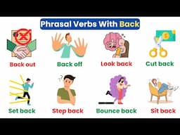 English Vocabulary: Phrasal Verbs with 'Back' | Phrasal Verbs with Sentences