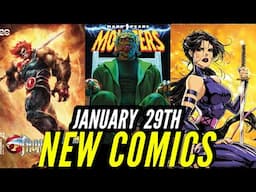 NEW COMIC BOOKS RELEASING JANUARY 29TH 2025 DC  MARVEL COMICS PREVIEWS COMING OUT THIS WEEK #comic