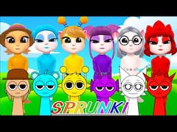 My talking Angela 2  SPRUNKI INCREDIBOX Tunner, Wenda, Durple, Sky,Raddy, Simon  New update  Cosplay