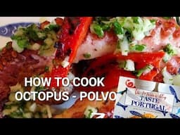 HOW TO COOK OCTOPUS - COMO COZINHAR POLVO @tiamariasblog