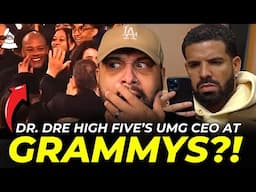 Dr. Dre HIGH FIVES UMG CEO Lucian After Kendrick Wins GRAMMY?!