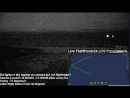 Live ORBS...NJ Beach Camera & Flightradar Comparison