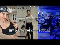 A WEEK OF WORKOUTS - my NEW routine & goals | wedding prep series ep. 2