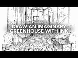 Draw an Imaginary Greenhouse in Ink | With Sam Gillett