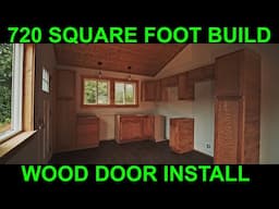 How to install a wood/pine door