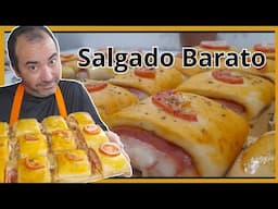 Salgado BBG: Enroladinho de Pizza (Barato Bonito e Gostoso!)