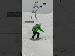 How to get down anything in control (Swiss Wall) #skiingtips #learntoski #steep