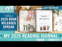 Making a 2025 Book Releases Spread for My Reading Journal | Let’s Talk Books | Happy Planner