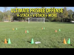 Ultimate Frisbee Offense: V-Stack, H-Stack, Cutting Tips & Skills