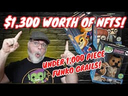 $1,300 of Funko Grails! So Many Under 1,000 Pieces! Unboxing NFT Funko Scooby Doo, Disney, & Daria!