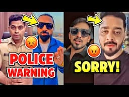 Adnaan 07 SAYS SORRY To Hindustani Bhau! | Mumbai Police Very Angry on Adnaan 07 Vs Ajaz Khan