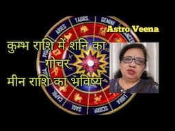 मीन राशि के लिए कुम्भ राशि के शनि के शुभ परिणाम और सावधानी @Astro Veena