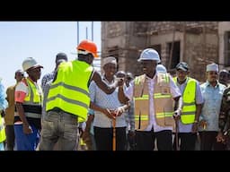 SEE WHAT HAPPENED WHEN PRESIDENT RUTO ARRIVED TO INSPECT ONGOING AFFORDABLE HOUSING IN WAJIR