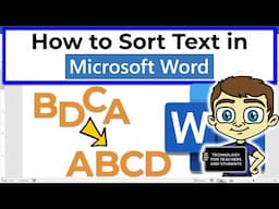 How to Sort Text in Microsoft Word