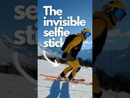 The invisible selfie stick - Dji Osmo Action 5 pro #action5pro #actioncamera #dji #skiing