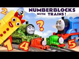 Mystery Number Toy Train Stories with Numberblocks and Thomas Trains