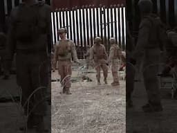 See Marines deploy wire along the US-Mexico border during security mission