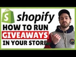 How To Run Giveaways On Shopify | Best Shopify Giveaway App (Increase Sales!)