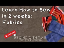 Learn How to Sew in 2 Weeks: Day 3