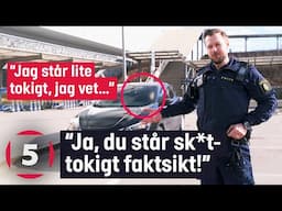 Ung kille under PRÖVOTID riskerar att bli av med körkortet | Gränsbevakarna Sverige | Kanal 5