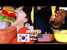 Koreans vs Americans : Koreans Trying American Food & Americans Trying Korean Food // Big Bites