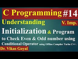 #14 Initialization of Variables (With Notes) | C Language | C Programming