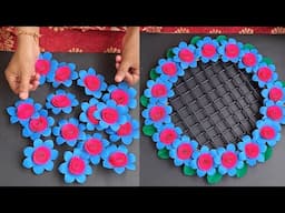 Amazing Home Decor Paper wall Hanging | DIY Paper flower wall decor Craft | Best Wall decorations