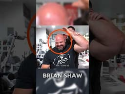 BRIAN SHAW IS TOO BIG FOR A CHIROPRACTOR