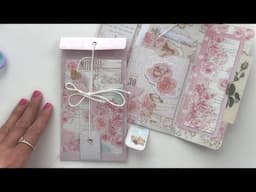 Coin Pocket Envelope Album Tutorial Valentines 💌 DIY Snail Mail Ideas Mini Flipbook