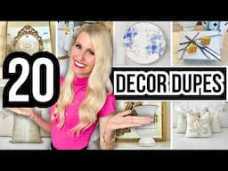 *20* BEST HOME DECOR DUPES! HIGH END LOOK For THOUSANDS LESS!