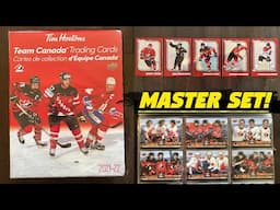 2021-22 Upper Deck Tim Hortons Team Canada -- 100% Complete MASTER SET in Binder (180 Cards)