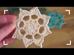 Easy Crochet Star ⭐ Perfect for Christmas & Decorations!