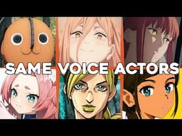 Chainsaw Man Characters Japanese Dub Voice Actors Seiyuu Same Anime Characters