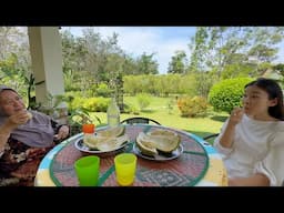 Balik Kampong Musim Durian..."Going back home during Durian Season"  #TiongTroveFamilyFarm