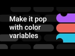 Learn how to use Color Variables in Figma Prototypes | Figma Bites